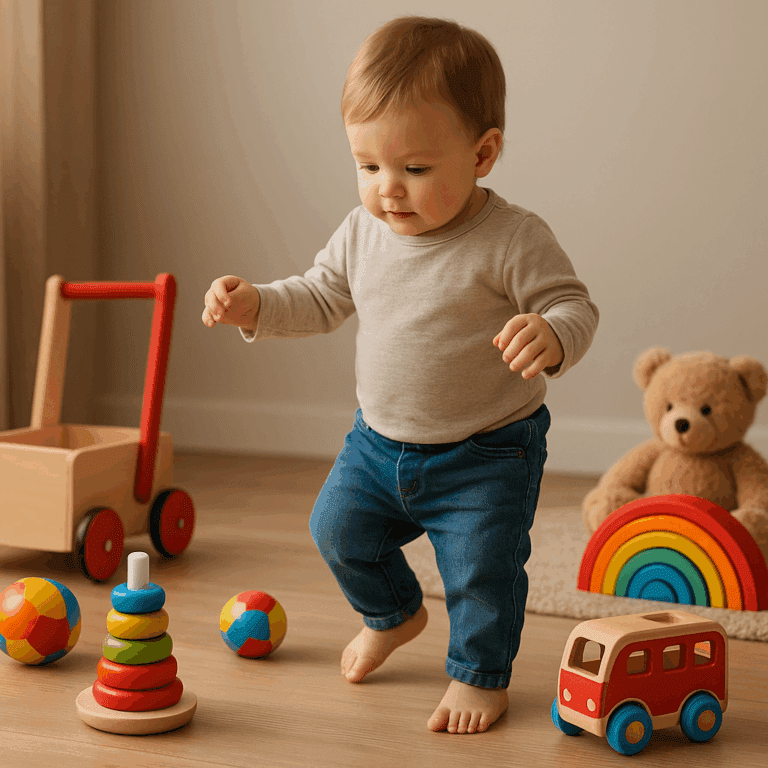 Jakie zabawki wybierać, gdy dziecko zaczyna chodzić?